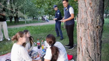 В столичном парке «Жетысу» провели рейд в рамках акции «Таза Қазақстан»