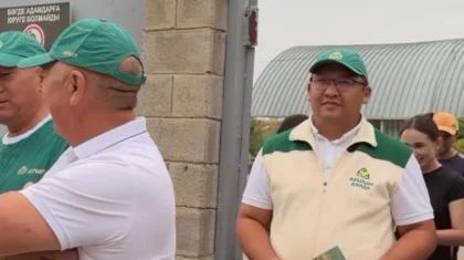 Кандидаты партии «Ауыл» встретились с коллективом предприятия в Алматинской области