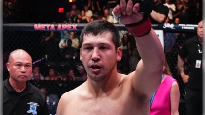 Дияр Нургожай нокаутировал соперника в первом раунде UFC