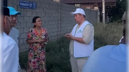Жители Нуртаса в Шымкенте рассказали партии «Байтақ» о проблемах микрорайона