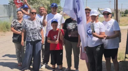 ОСДП провела встречу с жителями «Капшагай Алтын Алма» в Алматинской области