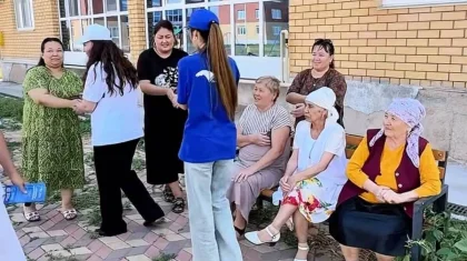 «Ак жол» провел встречу с жителями села Жаркын