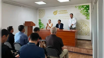 «Байтақ» провела встречу с коллективом «Астана орманы»