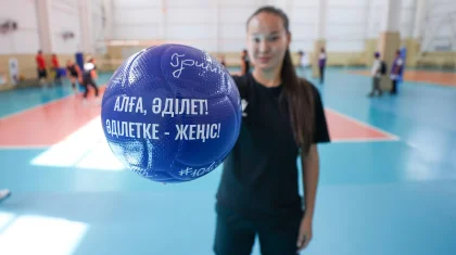 Десятикратные чемпионки Казахстана поддержали партию «Әділет» на выборах