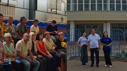 «Ак жол» обсудила с коллективом спортивной школы Кербулакского района вопросы образования и развития села