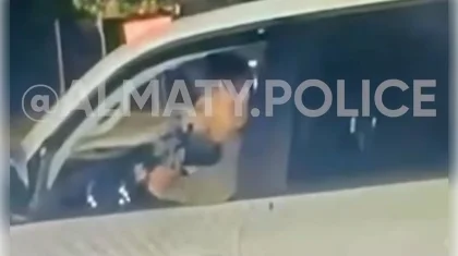 Мужчина с игрушечным оружием пугал людей за рулем в Алматы (ВИДЕО)