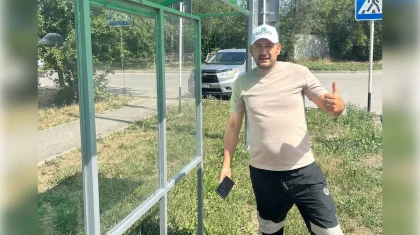Партия «Байтақ» разместила агитационные материалы в Темиртау