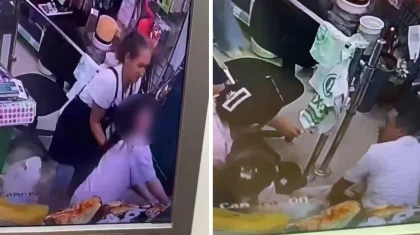 Женщина потеряла сознание в магазине: на помощь ей пришел полицейский (ВИДЕО)