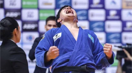 Казахстанский спортсмен завоевал золото чемпионата мира по дзюдо