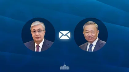 Токаев поздравил президента Вьетнама То Лама с Днем независимости