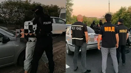 Угрожали расправой: задержание шестерых мужчин сняли на видео в Павлодаре