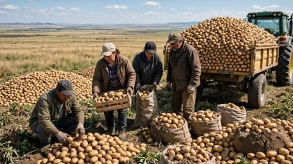 Больше 2 млн тонн картофеля собрали аграрии Казахстана