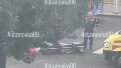 Водитель Chevrolet Cobalt сбил пешехода в Астане (ВИДЕО)