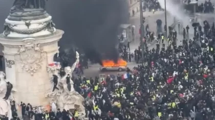 День гнева во Франции: сотни тысяч протестующих, поджоги и столкновения с полицией