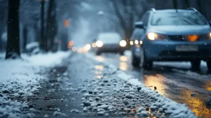 Снег и гололед остановили движение на трассах Казахстана