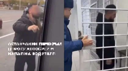 Перекрыл дорогу автобусу и ударил по окну: водителя легковушки арестовали в Астане (ВИДЕО)