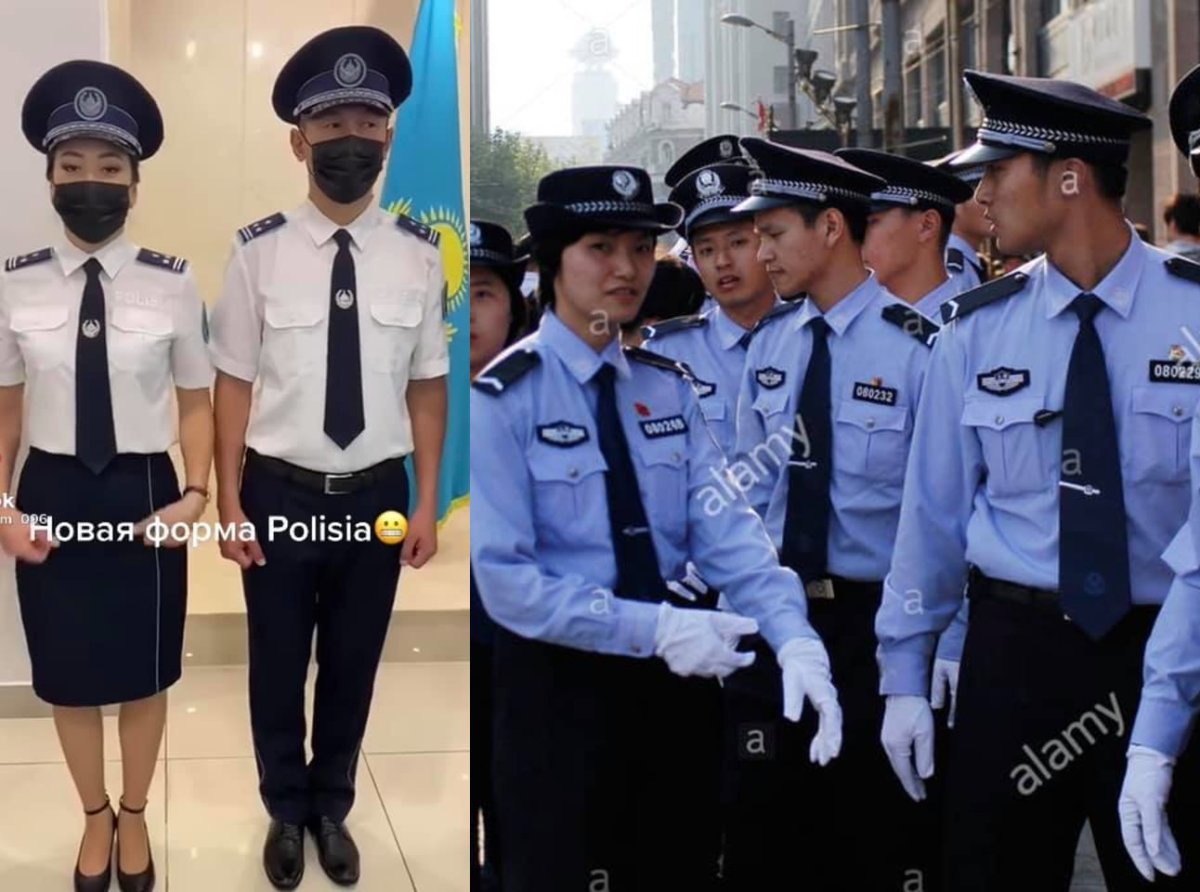 Новая форма полиции Казахстана 2022