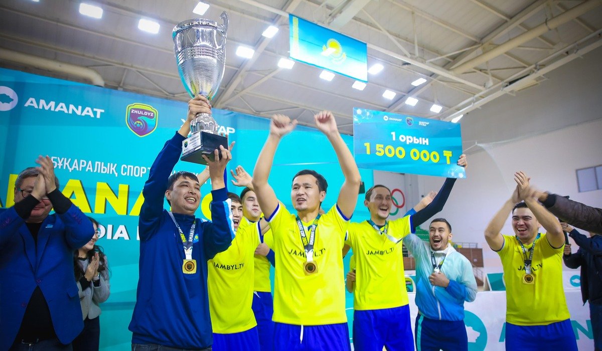 AMANAT CUP»: стали известны победители турнира по футзалу