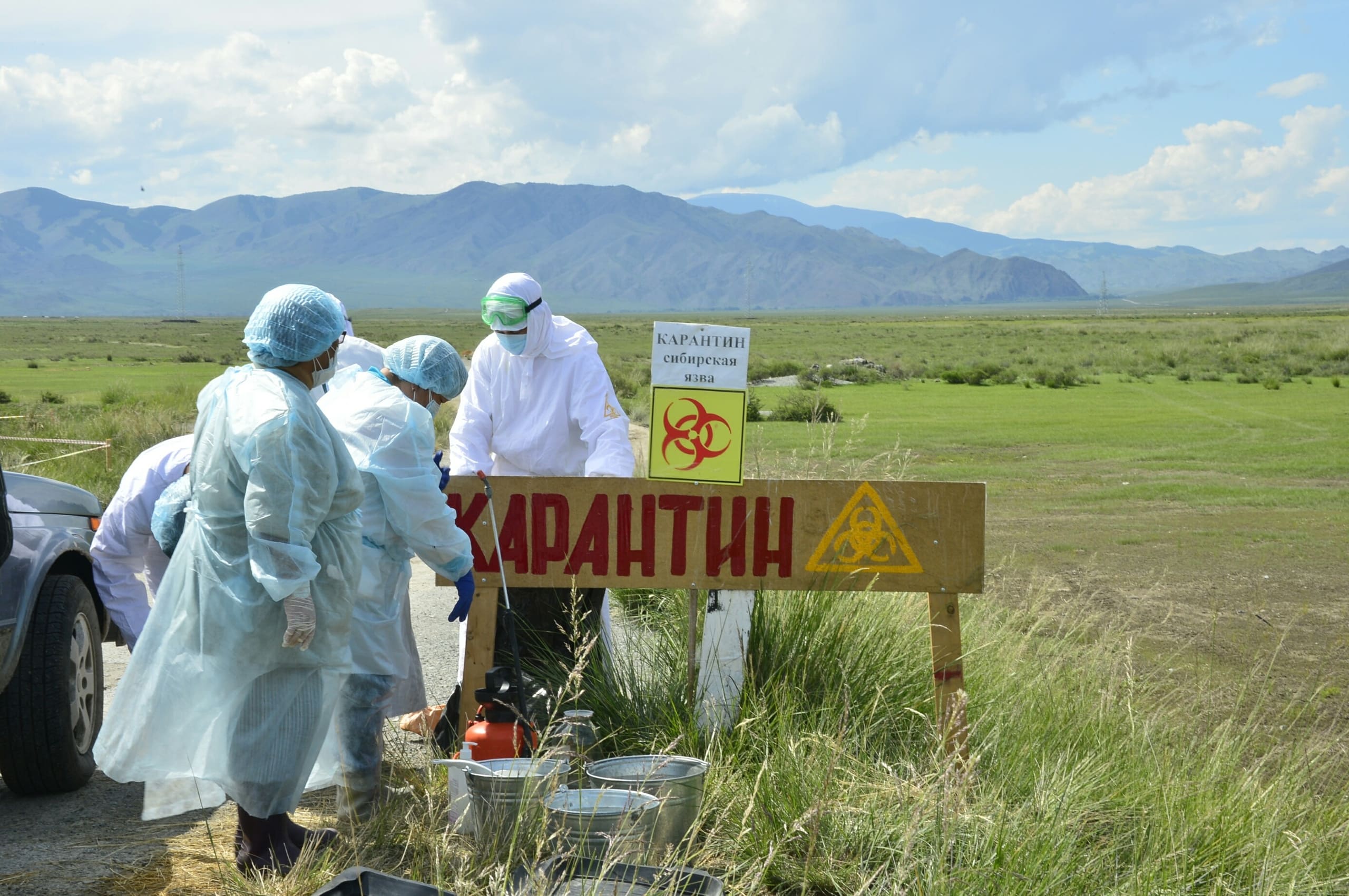 В скотомогильниках бактерии очень опасного заболевания. Сибирская язва карбункул.