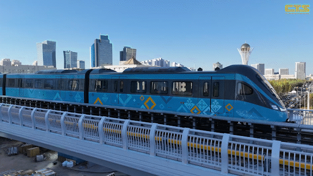 В Астане началась тестовая эксплуатация LRT: поезда будут беспилотными (ВИДЕО)